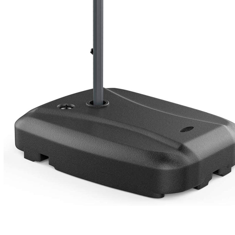 Cargue la imagen en el visor de la galería, Sombrilla para Jardin o Exterior Home Brazo Lateral Color Gris Claro + Base Home