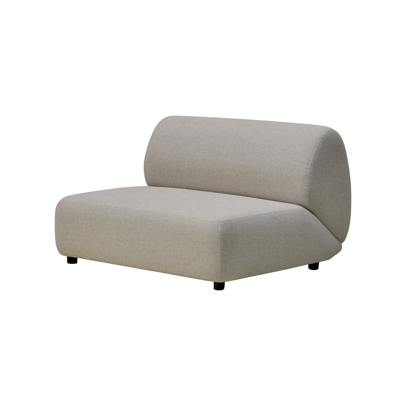 Cargue la imagen en el visor de la galería, Sofá doble sin brazos Honda color gris claro - AD11072W