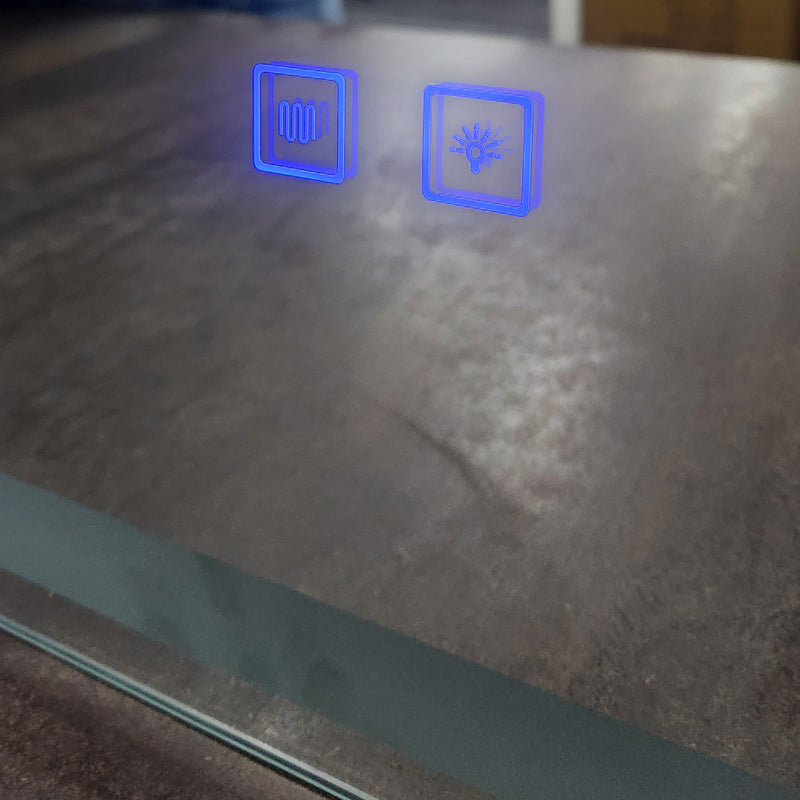 Cargue la imagen en el visor de la galería, Espejo decorativo Idola-Led 70x70 - IDOLALED70X70