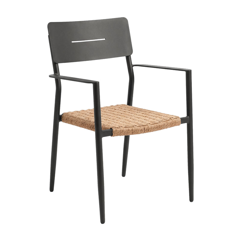 Load image into Gallery viewer, Marta aluminum chair, brown color - GL3A610929