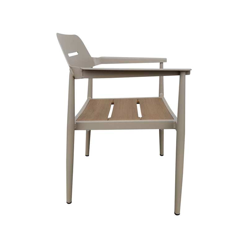 Cargue la imagen en el visor de la galería, Comedor Jacinta expandible + 8 sillas Liba color Champagne