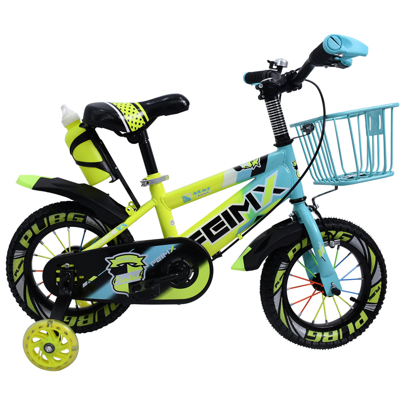 Cargue la imagen en el visor de la galería, Bicicleta Infantil de 16" JM09-16 color Amarillo - JM09-16-AM