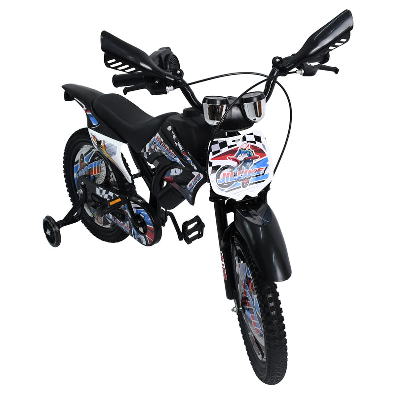 Cargue la imagen en el visor de la galería, Bicicleta Infantil de 16" JQ12-16 color Negro - JQ1216-NE