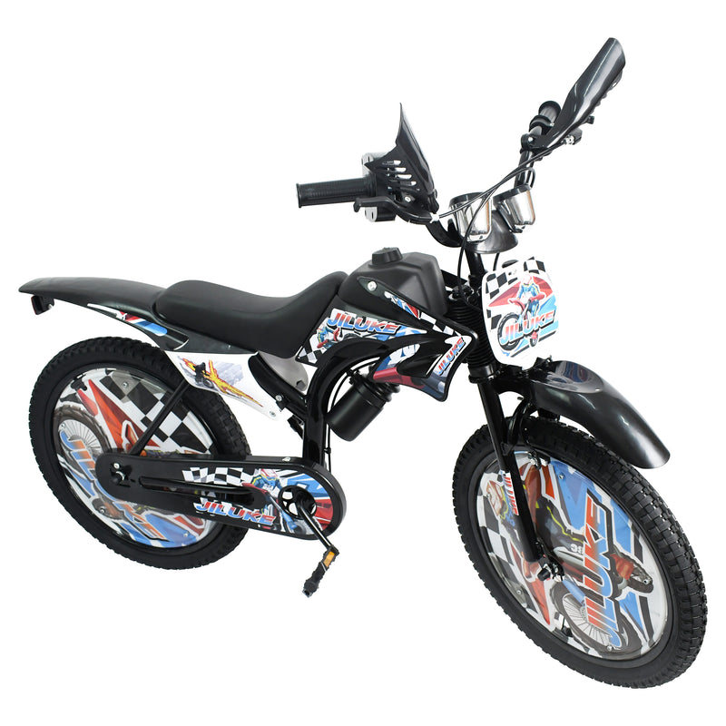 Cargue la imagen en el visor de la galería, Bicicleta Infantil de 20" JQ12-20 color Negro - JQ1220-NE