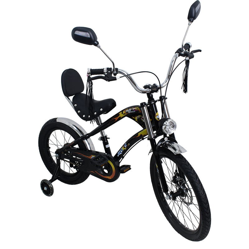 Cargue la imagen en el visor de la galería, Bicicleta Infantil de 16" JQ22-16 color Negro - JQ2216-NE