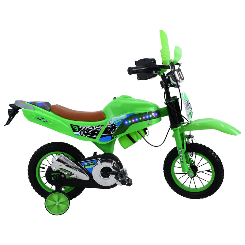 Cargue la imagen en el visor de la galería, Bicicleta Infantil de 12" JQ33-12 color Verde - JQ3312-VE