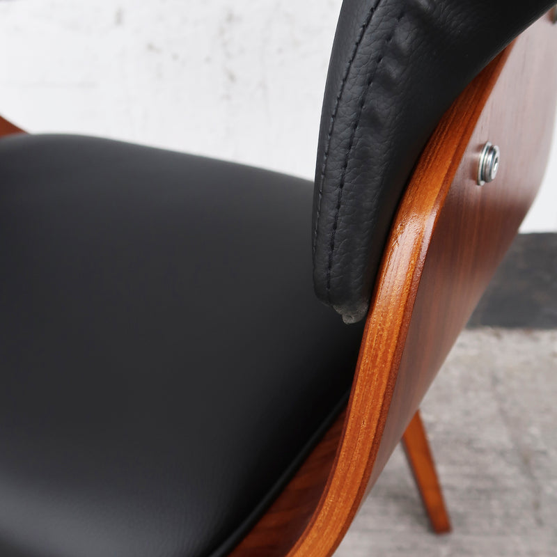 Cargue la imagen en el visor de la galería, Silla de Interior JY1651-M005 color negro&walnut - JY1651-M005 / 1026