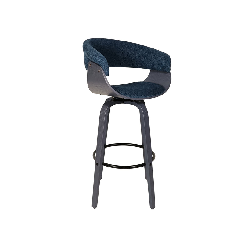 Cargue la imagen en el visor de la galería, Silla alta para Barra Agragon 79 color Azul - JY19531