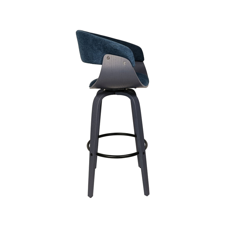 Cargue la imagen en el visor de la galería, Silla alta para Barra Agragon 79 color Azul - JY19531