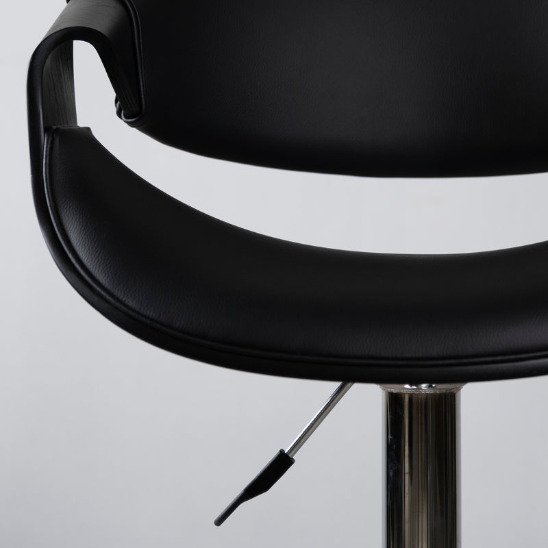 Cargue la imagen en el visor de la galería, Silla Alta de Barra para Interior JY1996 - 1039 Color Negro - JY1996-1039