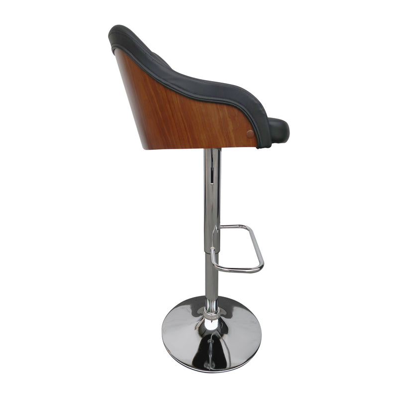 Cargue la imagen en el visor de la galería, Silla Alta de Barra para Interior Color Carbón&walnut JY2918 - JY2918 / 1018