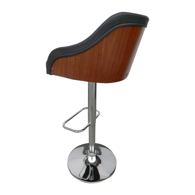 Cargue la imagen en el visor de la galería, Silla Alta de Barra para Interior Color Carbón&walnut JY2918 - JY2918 / 1018