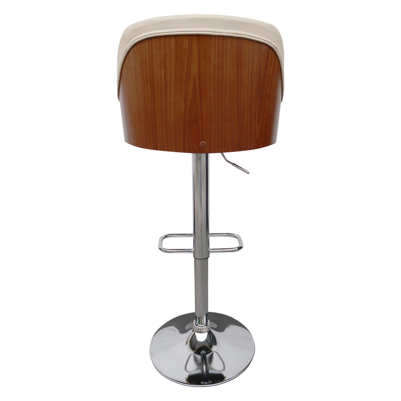 Cargue la imagen en el visor de la galería, Silla Alta de Barra para Interior Color Crema&walnut JY2919 - JY2919 / 1019