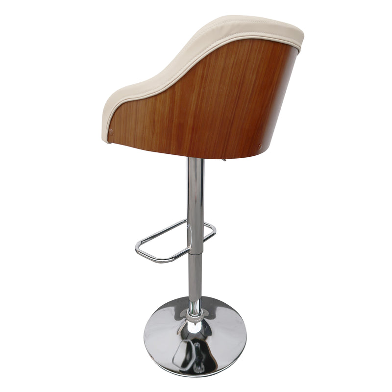 Cargue la imagen en el visor de la galería, Silla Alta de Barra para Interior Color Crema&walnut JY2919 - JY2919 / 1019