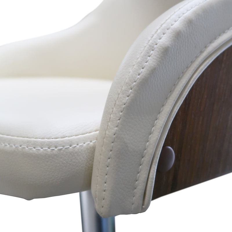 Cargue la imagen en el visor de la galería, Silla Alta de Barra para Interior Color Crema&walnut JY2919 - JY2919 / 1019