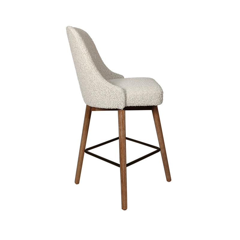 Cargue la imagen en el visor de la galería, Silla Alta para barra JY3008MJ13 de Interior color blanca - JY3008MJ13