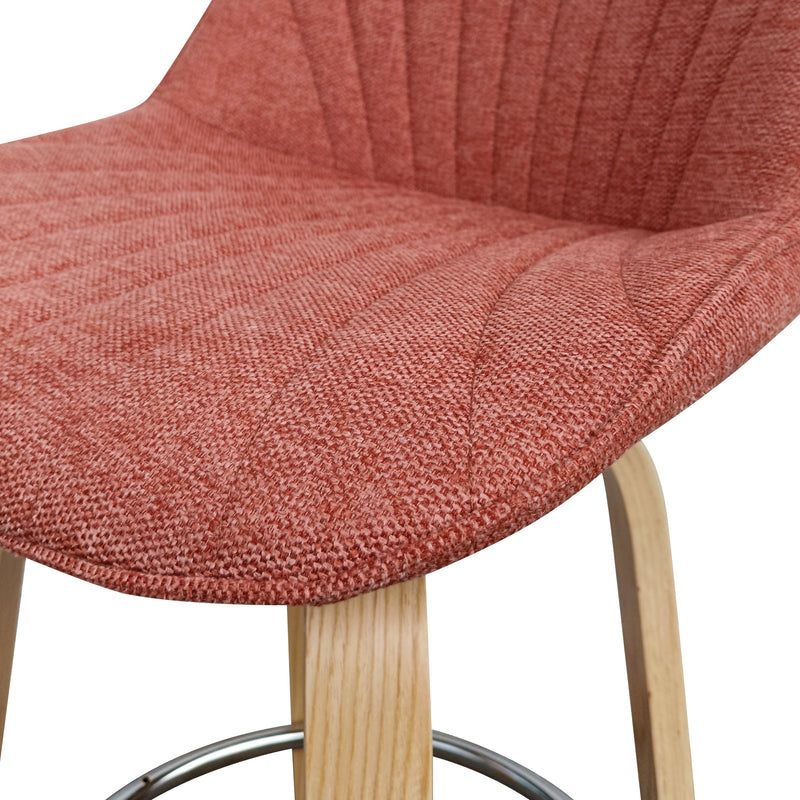 Cargue la imagen en el visor de la galería, Silla Alta de Interior Belfast color Rojo - JY3078M