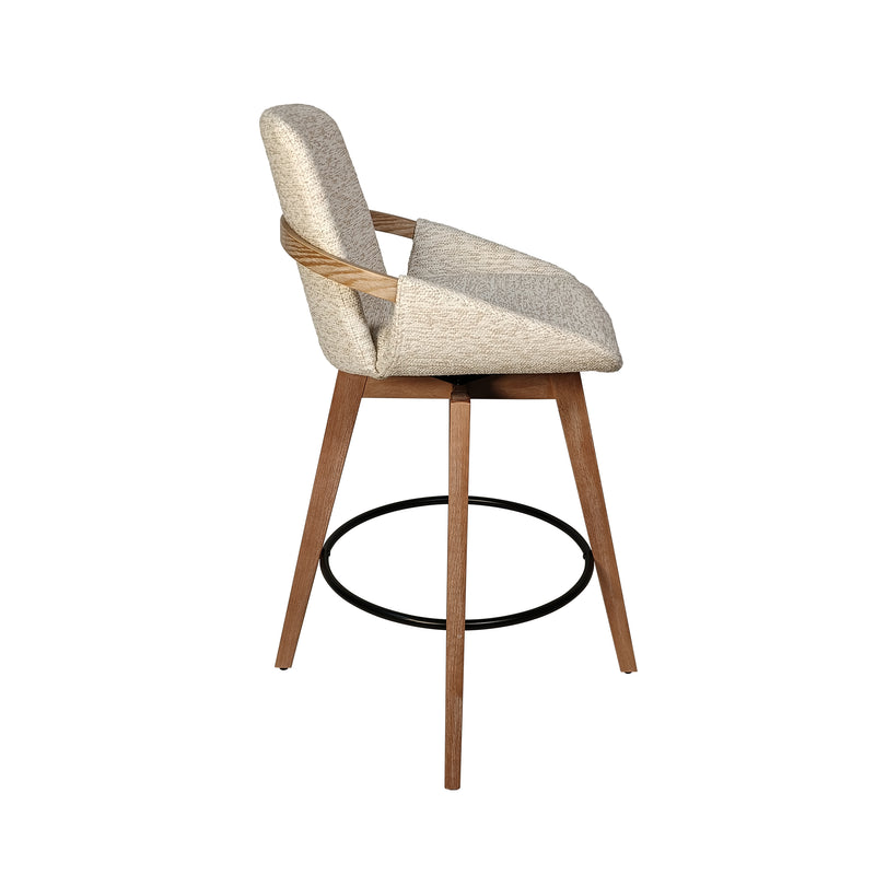 Cargue la imagen en el visor de la galería, Silla alta para Barra L01-3 color Crema - JY3088