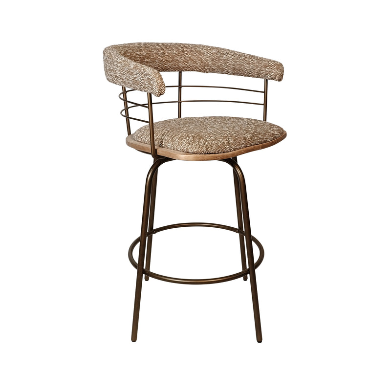 Cargue la imagen en el visor de la galería, Silla alta para barra de Interior JY3153X-1 color kaki - JY3153X-1