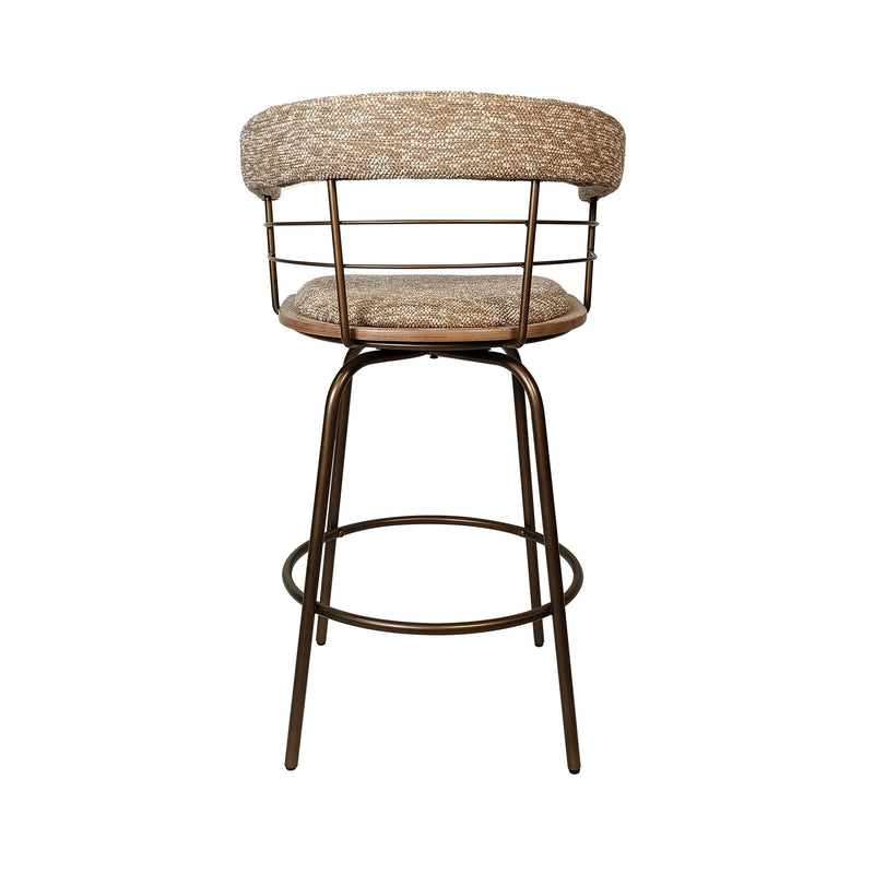 Cargue la imagen en el visor de la galería, Silla alta para barra de Interior JY3153X-1 color kaki - JY3153X-1