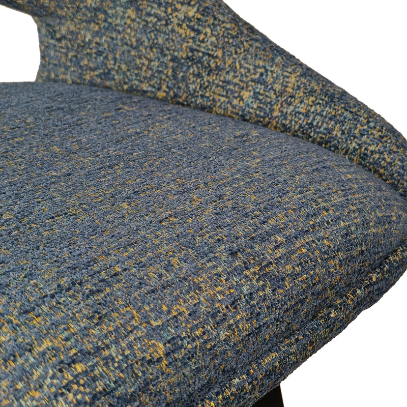 Cargue la imagen en el visor de la galería, Silla alta de barra JY3187QT para Interior color Azul - JY3187QT