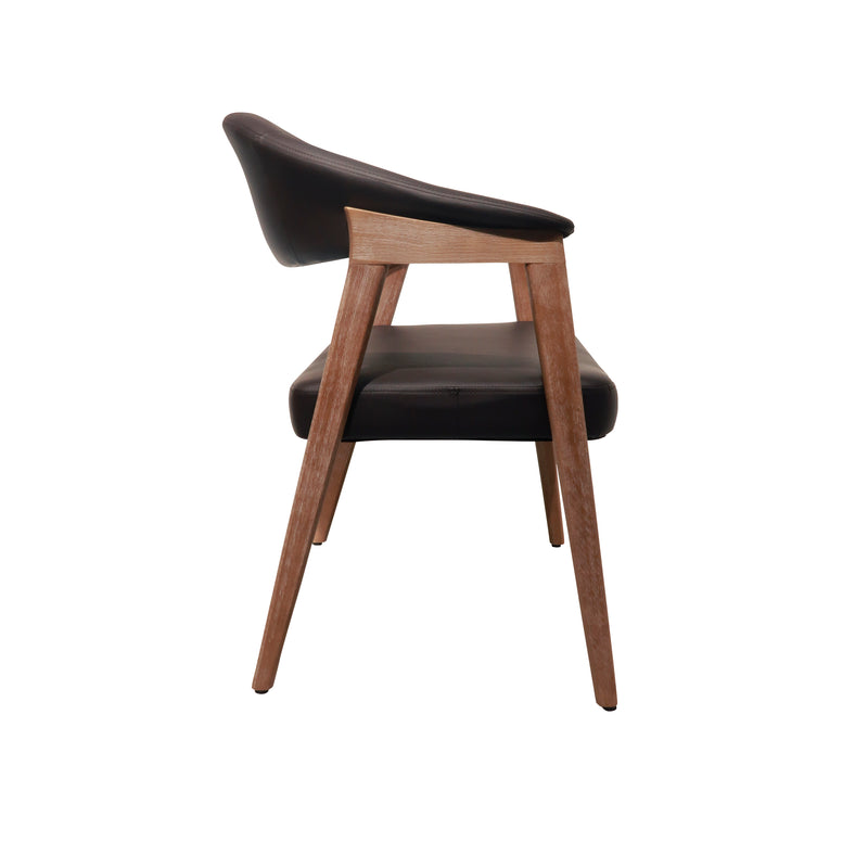 Cargue la imagen en el visor de la galería, Silla de Madera para Interior 1016 color café - 1016-JY6410