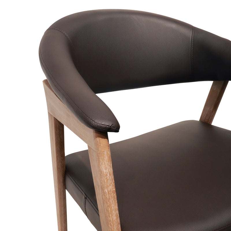 Cargue la imagen en el visor de la galería, Silla de Madera para Interior 1016 color café - 1016-JY6410