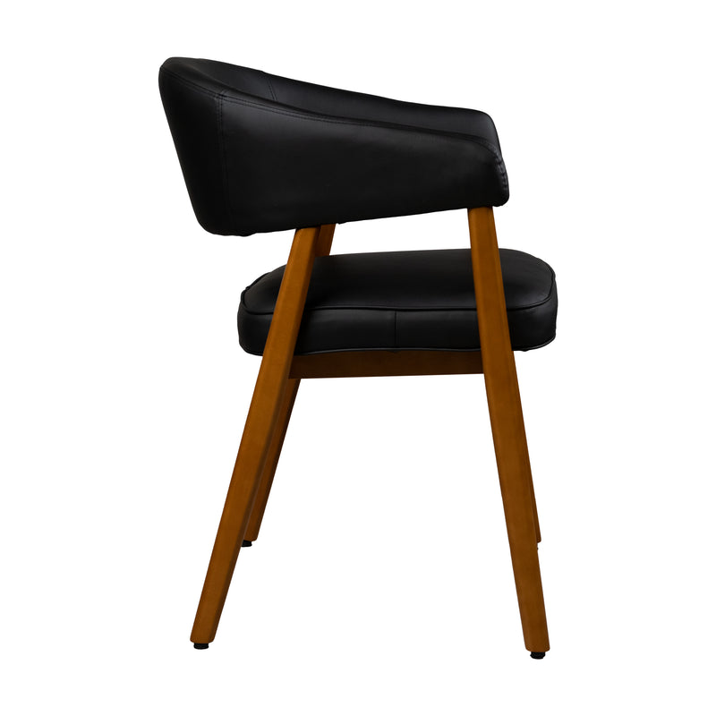 Cargue la imagen en el visor de la galería, Silla de interior de madera 1022 color Negro - JY6422QM1022