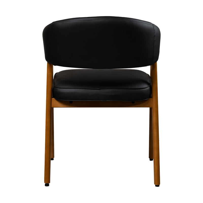 Cargue la imagen en el visor de la galería, Silla de interior de madera 1022 color Negro - JY6422QM1022