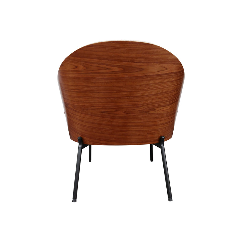 Cargue la imagen en el visor de la galería, Sillón individual de interior JY9073XT - 1028 color beige&walnut - JY9073XT / 1028