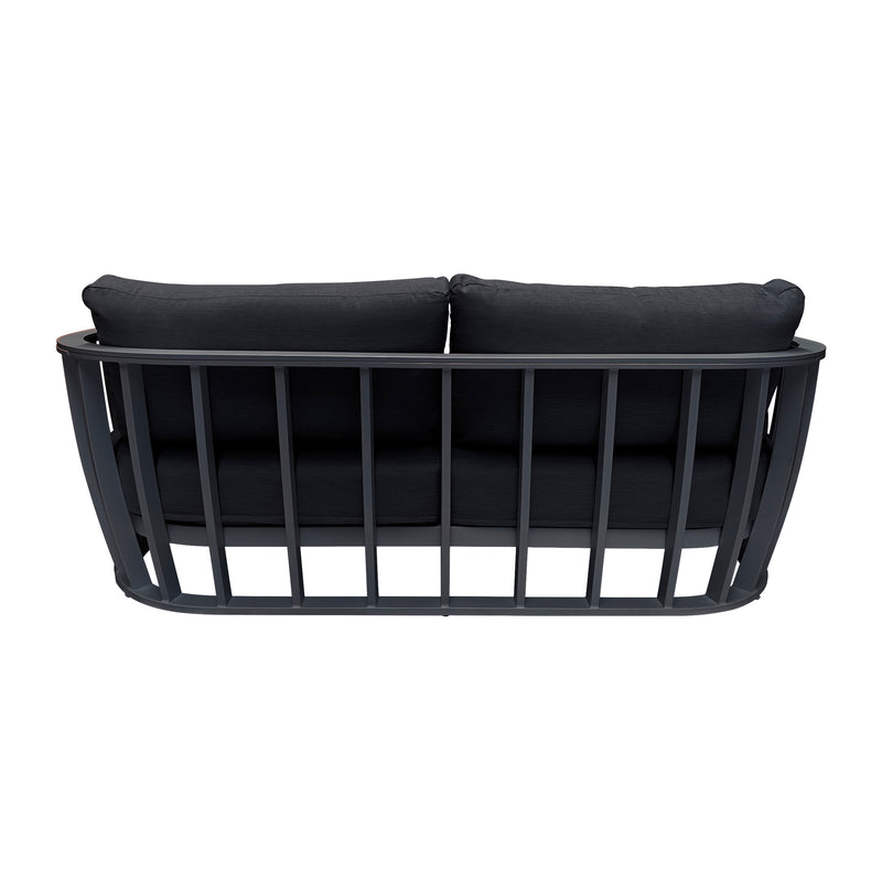 Cargue la imagen en el visor de la galería, Sofá Doble de Aluminio color Carbon Karolyna - GL3A5302422KD-CH