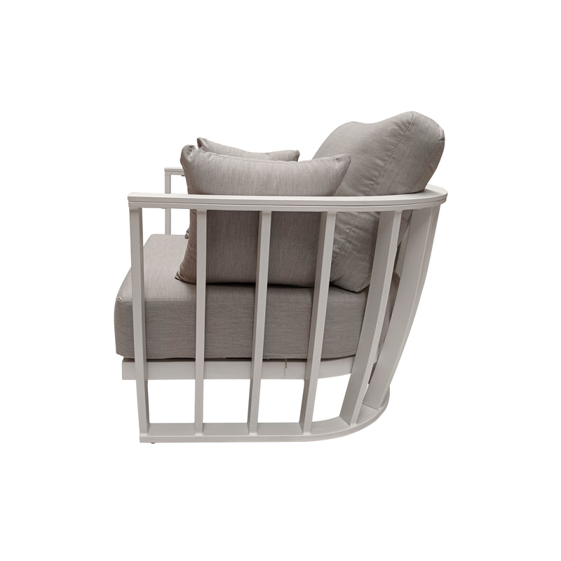 Cargue la imagen en el visor de la galería, Sillón individual color Blanco Karolyna - GL3A5302421KD