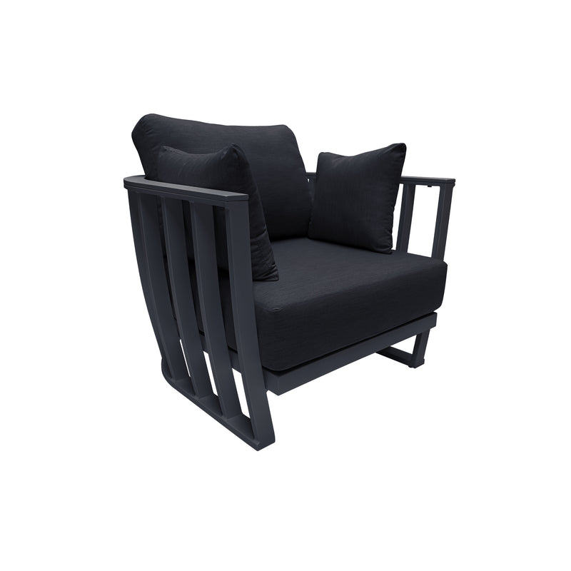 Cargue la imagen en el visor de la galería, Sillón individual color Carbon/negro Karolyna - GL3A5302421KD-CH