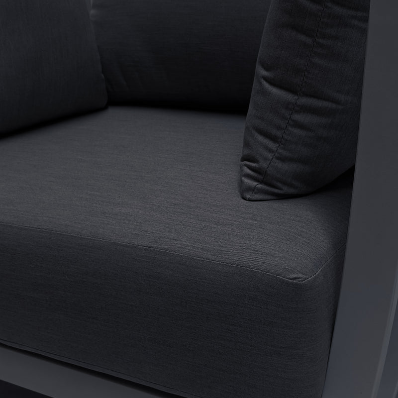 Cargue la imagen en el visor de la galería, Sillón individual color Carbon/negro Karolyna - GL3A5302421KD-CH