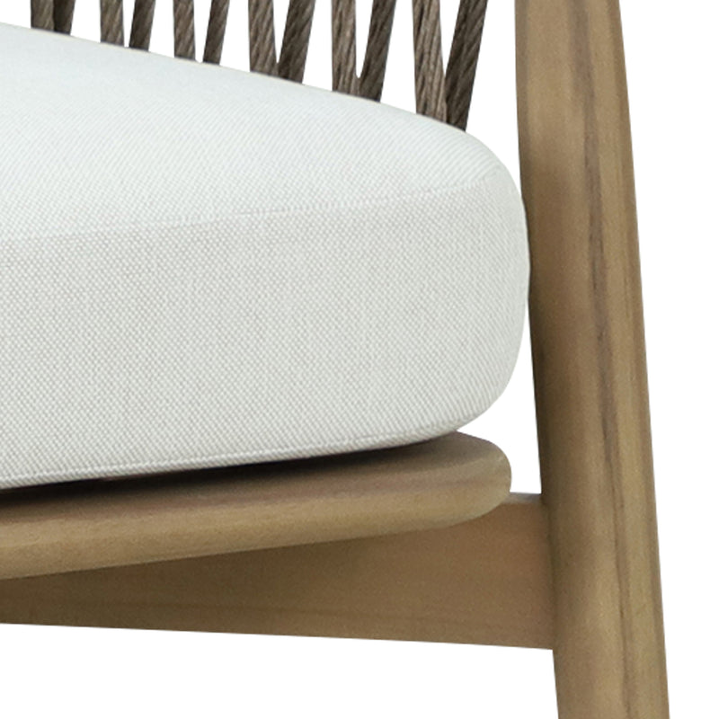 Cargue la imagen en el visor de la galería, Sofá Doble de madera Khoi, color Natural - HUC40385-1