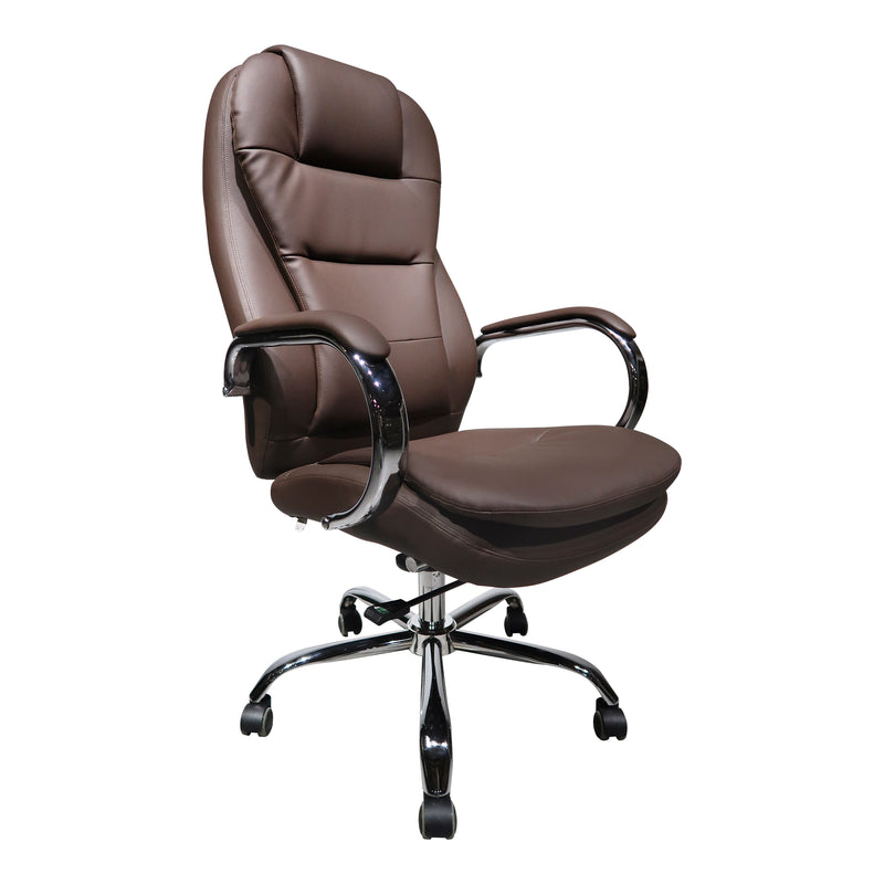 Cargue la imagen en el visor de la galería, Silla de escritorio LA1027H para interior color Brown - LA1027H-BR