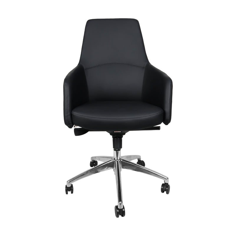 Cargue la imagen en el visor de la galería, Silla de escritorio LA1135L para interior color Negro - LA1135L
