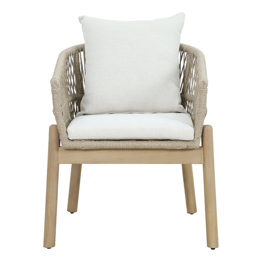 Silla de madera para exterior e interior Lanai color natural- HUC40875