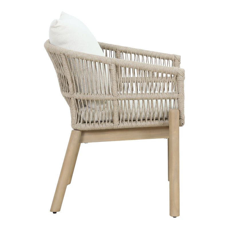 Cargue la imagen en el visor de la galería, Silla de madera para exterior e interior Lanai color natural- HUC40875