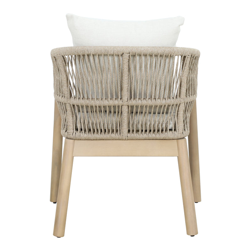 Cargue la imagen en el visor de la galería, Silla de madera para exterior e interior Lanai color natural- HUC40875
