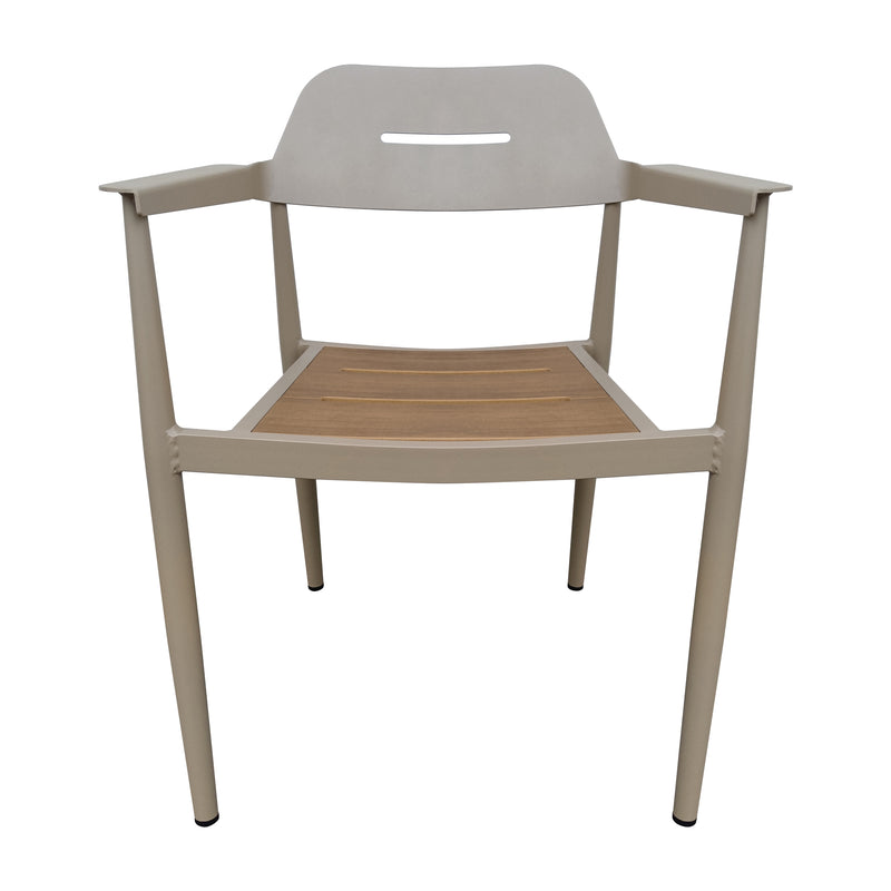 Cargue la imagen en el visor de la galería, Silla de Aluminio Liba color Champagne - B31