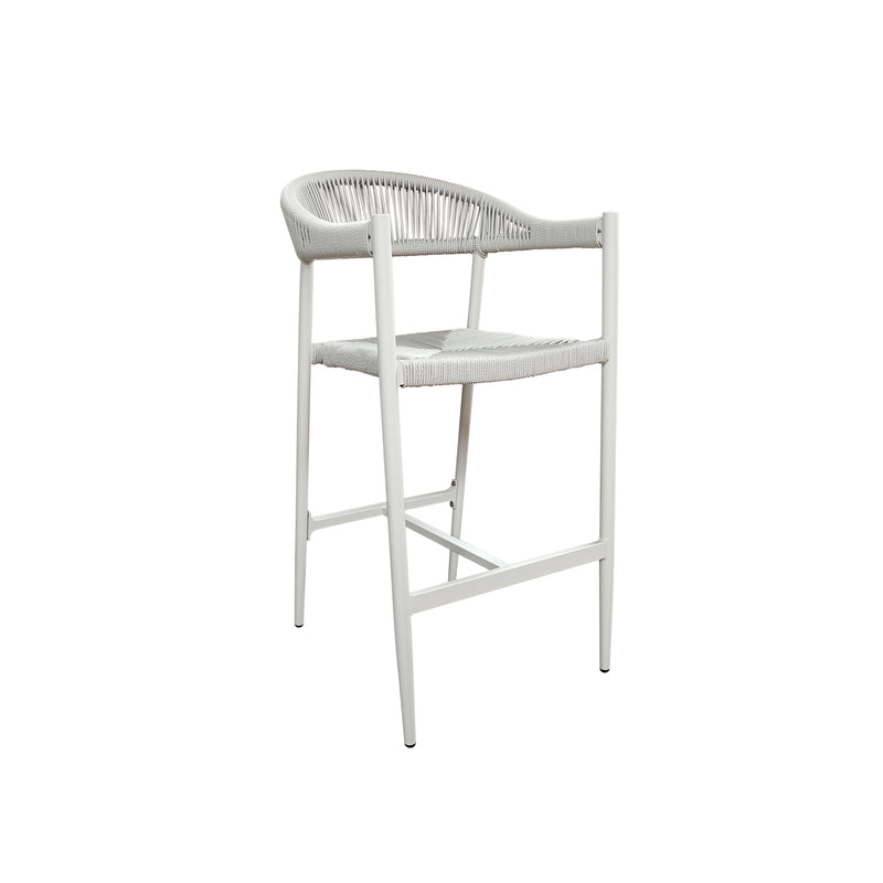Cargue la imagen en el visor de la galería, Silla Alta de Lazo para Exterior e Interior Color Blanca - Lilian-BE