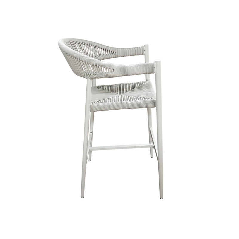Cargue la imagen en el visor de la galería, Silla Alta de Lazo para Exterior e Interior Color Blanca - Lilian-BE