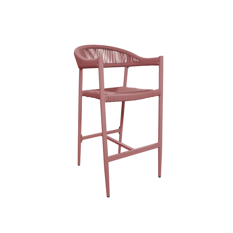Cargue la imagen en el visor de la galería, Silla Alta de Lazo para Exterior e Interior Color rosa- Lilian rosa