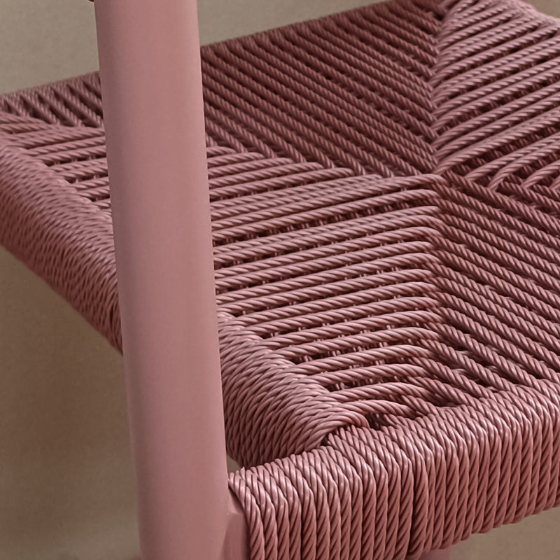 Cargue la imagen en el visor de la galería, Silla Alta de Lazo para Exterior e Interior Color rosa- Lilian rosa