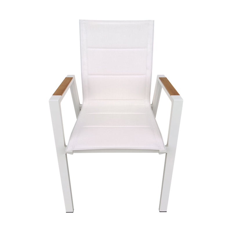 Cargue la imagen en el visor de la galería, Silla de Textileno para interior y exterior Color Blanco LIMKU - T11190