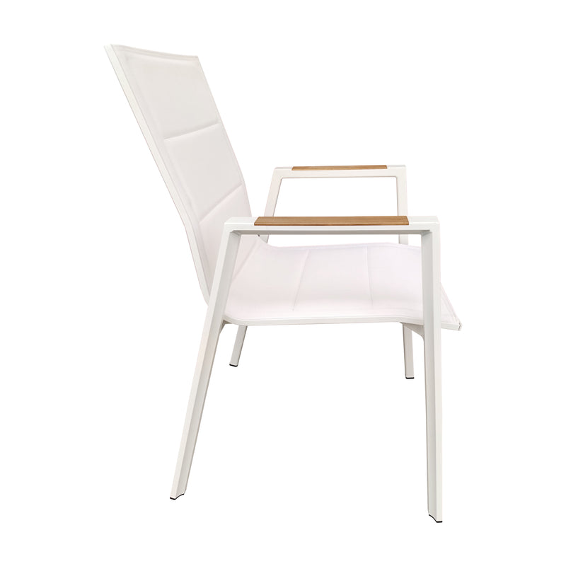 Cargue la imagen en el visor de la galería, Silla de Textileno para interior y exterior Color Blanco LIMKU - T11190