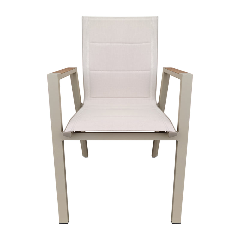 Cargue la imagen en el visor de la galería, Silla de Textileno para interior y exterior Color Champagne LIMKU - T11263