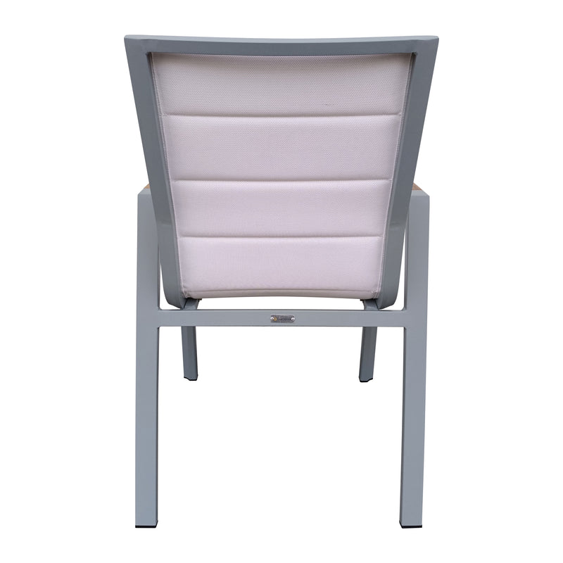 Cargue la imagen en el visor de la galería, Silla de Textileno para interior y exterior Color Blanco & Gris LIMKU - T11229