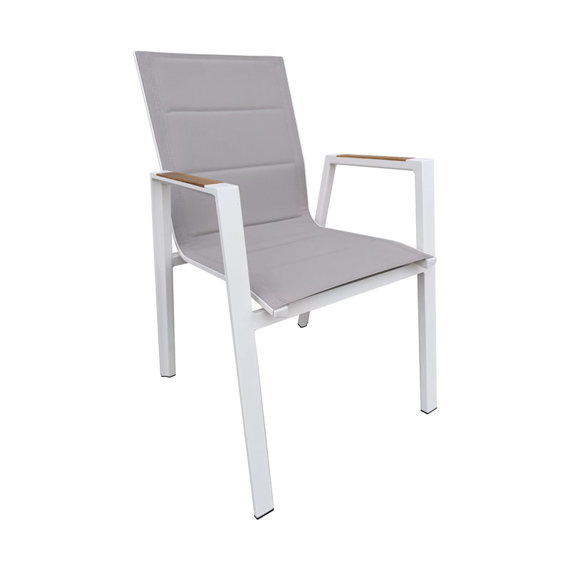 Cargue la imagen en el visor de la galería, Silla de Textileno para interior y exterior Color Gris LIMKU - T11154